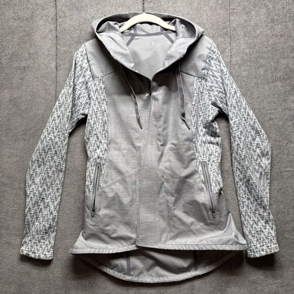 The North Face Jackets & Blazers - The North Face Jacket Womens M Dyvinity Metallic Silver Hybrid Hooded‎ Training